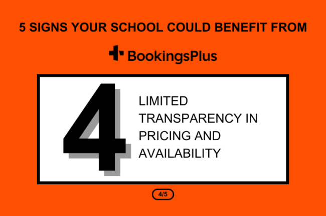 4/5 signs your school could benefit from BookingsPlus  Card Image